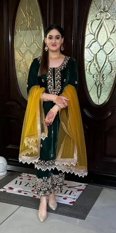 LG 2036 Black in Velvet Lace Work & Embroidery Work Salwar Suit . Now at just ₹2049. Delivery 4-6 Working Days. Shop now. | Jump Suits, Tops & Bottoms, Track Suits, Salwar suit, Casual Suits, Creative suits, Designer Suits, Palazzo Suits, Party Wear Suits, Patiala Suits, Straight Suits, Trendy Wear