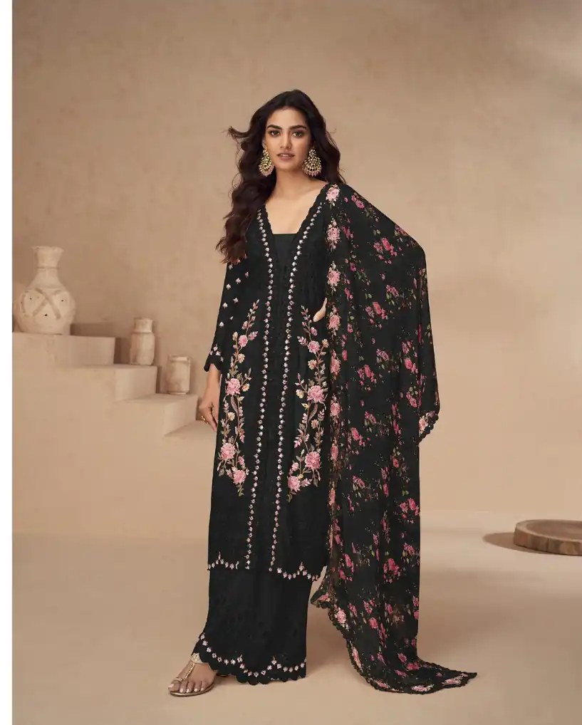 FC 10154 Black Color Vichitra Salwar Suit with Embroidery Work. Special Price ₹3349. Delivery 4-6 Working Days. Shop now. | Jump Suits, Tops & Bottoms, Track Suits, Salwar suit, Casual Suits, Creative suits, Designer Suits, Palazzo Suits, Party Wear Suits, Patiala Suits, Straight Suits, Trendy Wear