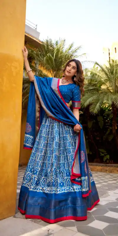 LNB 1252 Blue Dola Silk Lehenga Choli Perfect for Wedding, Party, Raksha Bandhan, Engagement, Onam – . Now at just ₹2449. Delivery 4-6 Working Days. | Lehenga, Bollywood Lehenga, Creative Lehenga, Designer Lehenga, Embroidered Lehenga, Party Wear Lehenga