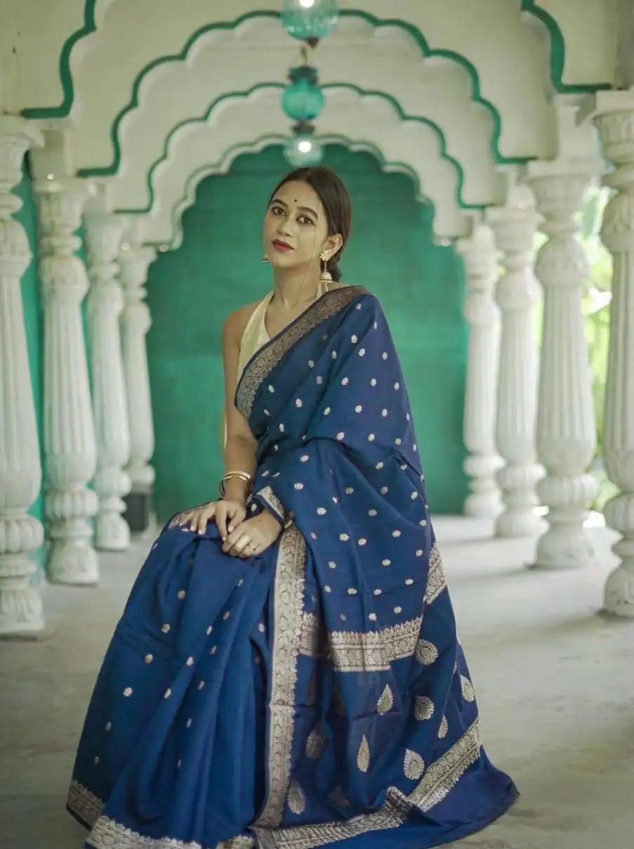 KP 6040 Blue Soft Lilan Slab Saree with Weaving Work Designer Work. Festive Deal ₹1399. Delivery 4-6 Working Days. Shop now. | Sarees, Bollywood Sarees, Creative Sarees, Designer Sarees, Embroidered Sarees, Ethnic Saree, Modern Digital sarees, Party Wear Sarees