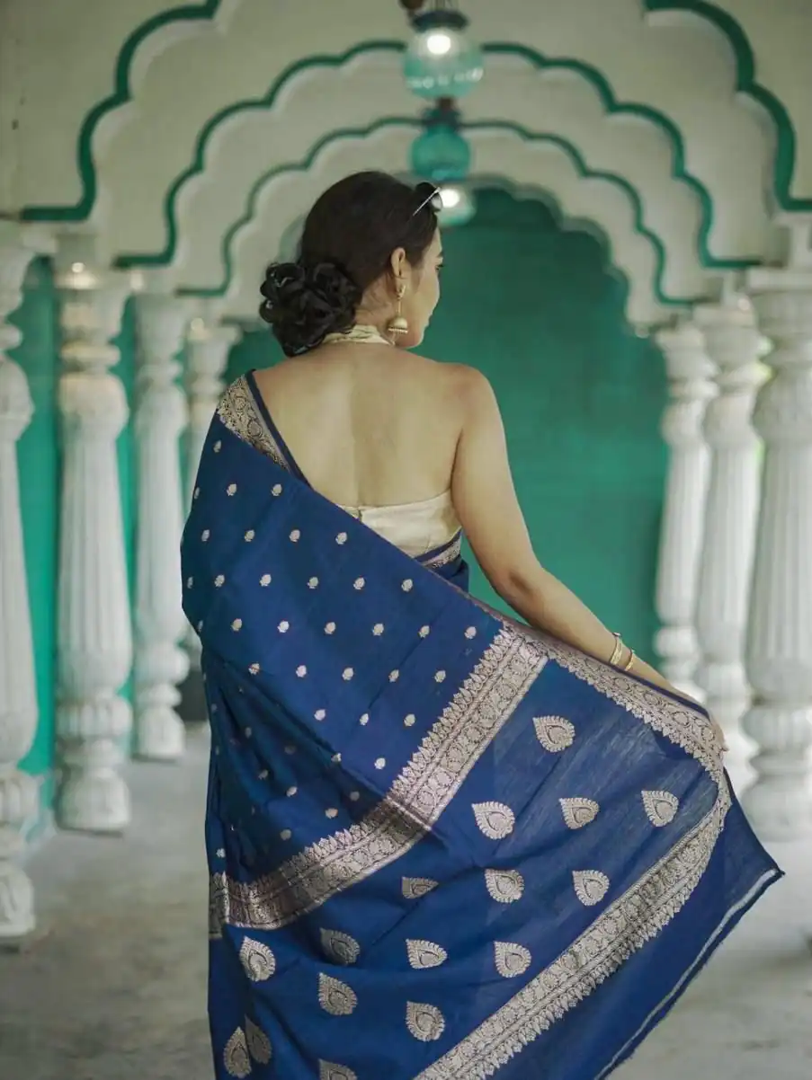 KP 6040 Blue Soft Lilan Slab Saree with Weaving Work Designer Work. Festive Deal ₹1399. Delivery 4-6 Working Days. Shop now. | Sarees, Bollywood Sarees, Creative Sarees, Designer Sarees, Embroidered Sarees, Ethnic Saree, Modern Digital sarees, Party Wear Sarees