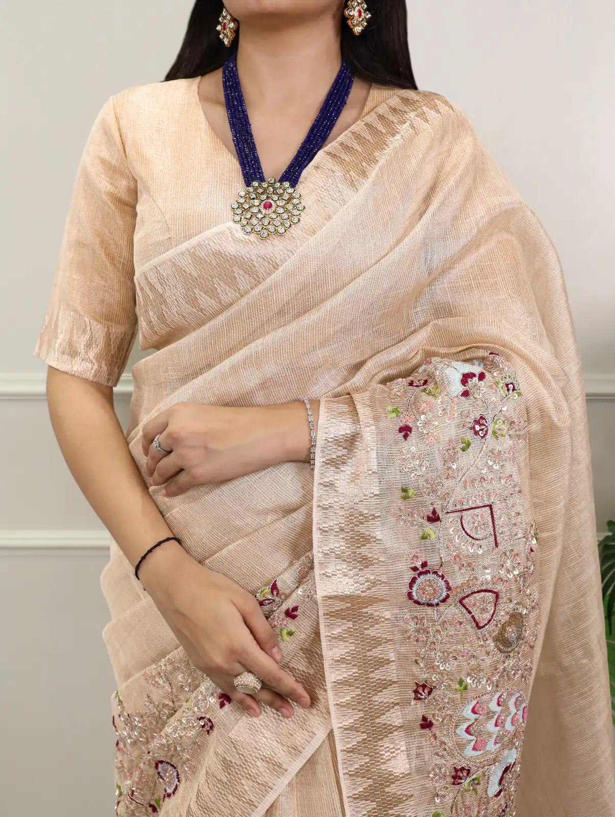 YNF 7401 Cream in Zari Kota Tissue Zari Work & Embroidery Work Saree . Get it for ₹3199. Delivery 4-6 Working Days. Shop now. | Designer Sarees, Sarees, Bollywood Sarees, Creative Sarees, Embroidered Sarees, Ethnic Saree, Modern Digital sarees, Party Wear Sarees