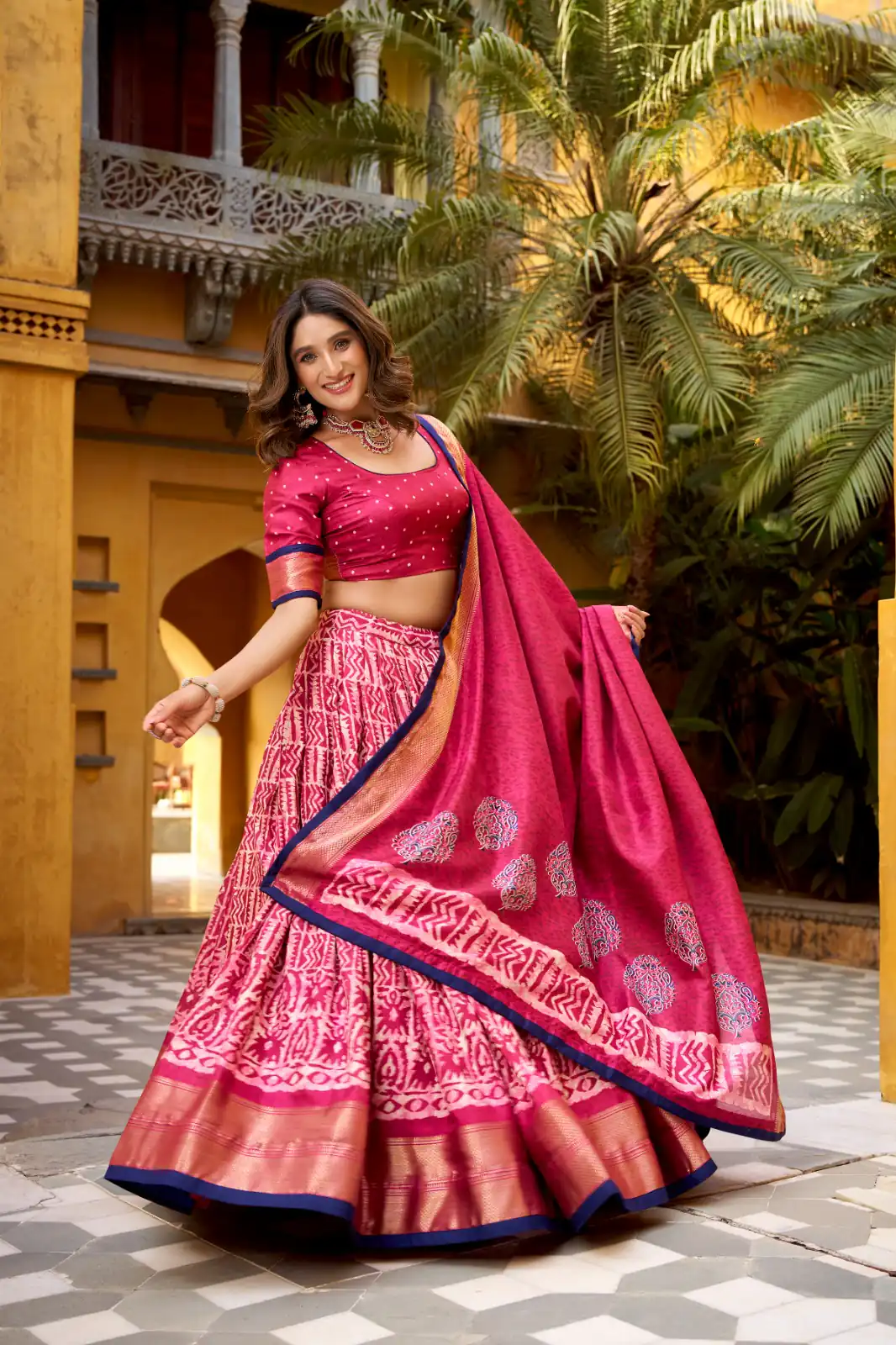 LNB 1252 Gajari Dola Silk Lehenga Choli Perfect for Wedding, Party, Raksha Bandhan, Engagement, Onam – . Now at just ₹2449. Delivery 4-6 Working Days. | Lehenga, Bollywood Lehenga, Creative Lehenga, Designer Lehenga, Embroidered Lehenga, Party Wear Lehenga
