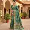 MS 546 Green in Color Banarasi Silk Zari Work All Over Saree . Available at ₹1649 only. Delivery 4-6 Working Days. Shop now. | Designer Sarees, Embroidered Sarees, Sarees, Bollywood Sarees, Creative Sarees, Ethnic Saree, Modern Digital sarees, Party Wear Sarees
