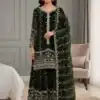 SSR 533 Green Color Fendy Silk Salwar Suit with Embroidery Work. Affordable Price ₹2149. Delivery 4-6 Working Days. Shop now. | Jump Suits, Salwar suit, Casual Suits, Creative suits, Designer Suits, Palazzo Suits, Party Wear Suits, Patiala Suits, Straight Suits