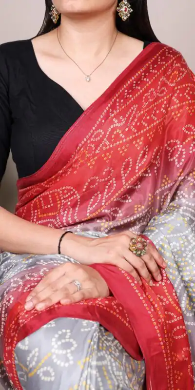 YNF 7801 Grey Gaji Silk Saree with Patola Print. Wedding, Party, Festive, Events, Best Price ₹2999. Delivery 4-6 Working Days. Shop now. | Sarees, Bollywood Sarees, Creative Sarees, Designer Sarees, Embroidered Sarees, Ethnic Saree, Modern Digital sarees, Party Wear Sarees