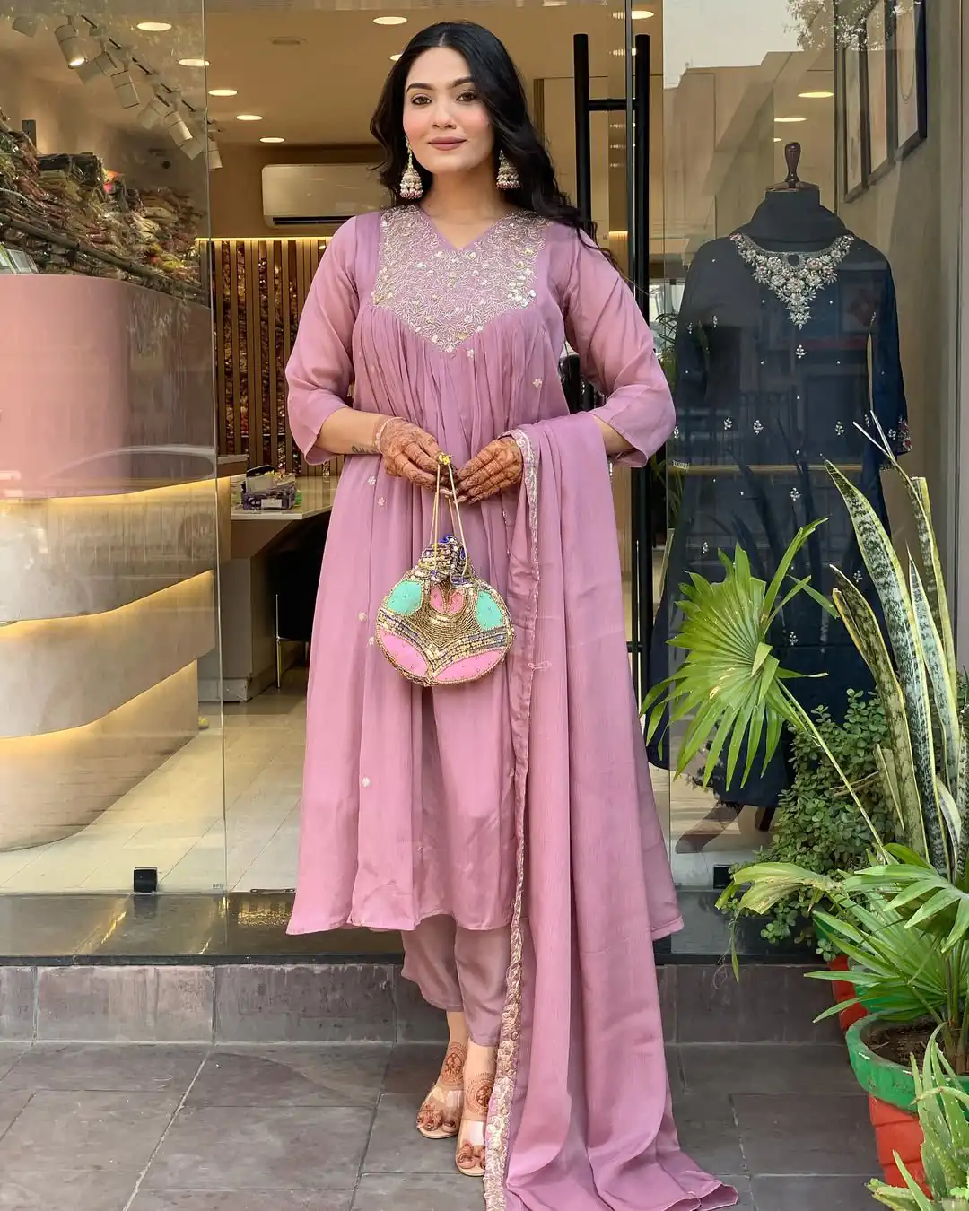 MF 819 Lavender Color Cotton Silk Salwar Suit with Mirror Work. Affordable Price ₹1699. Delivery 4-6 Working Days. Shop now. | Jump Suits, Salwar suit, Casual Suits, Creative suits, Designer Suits, Palazzo Suits, Party Wear Suits, Patiala Suits, Straight Suits