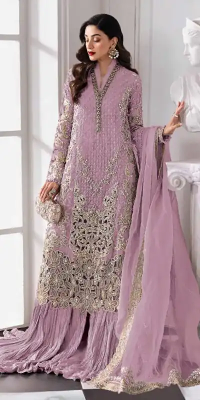 FC 1192 Lavender Color Georgette Salwar Suit with Embroidery Work. Introductory Price ₹2499. Delivery 4-6 Working Days. Shop now. | Jump Suits, Tops & Bottoms, Track Suits, Salwar suit, Casual Suits, Creative suits, Designer Suits, Palazzo Suits, Party Wear Suits, Patiala Suits, Straight Suits, Trendy Wear