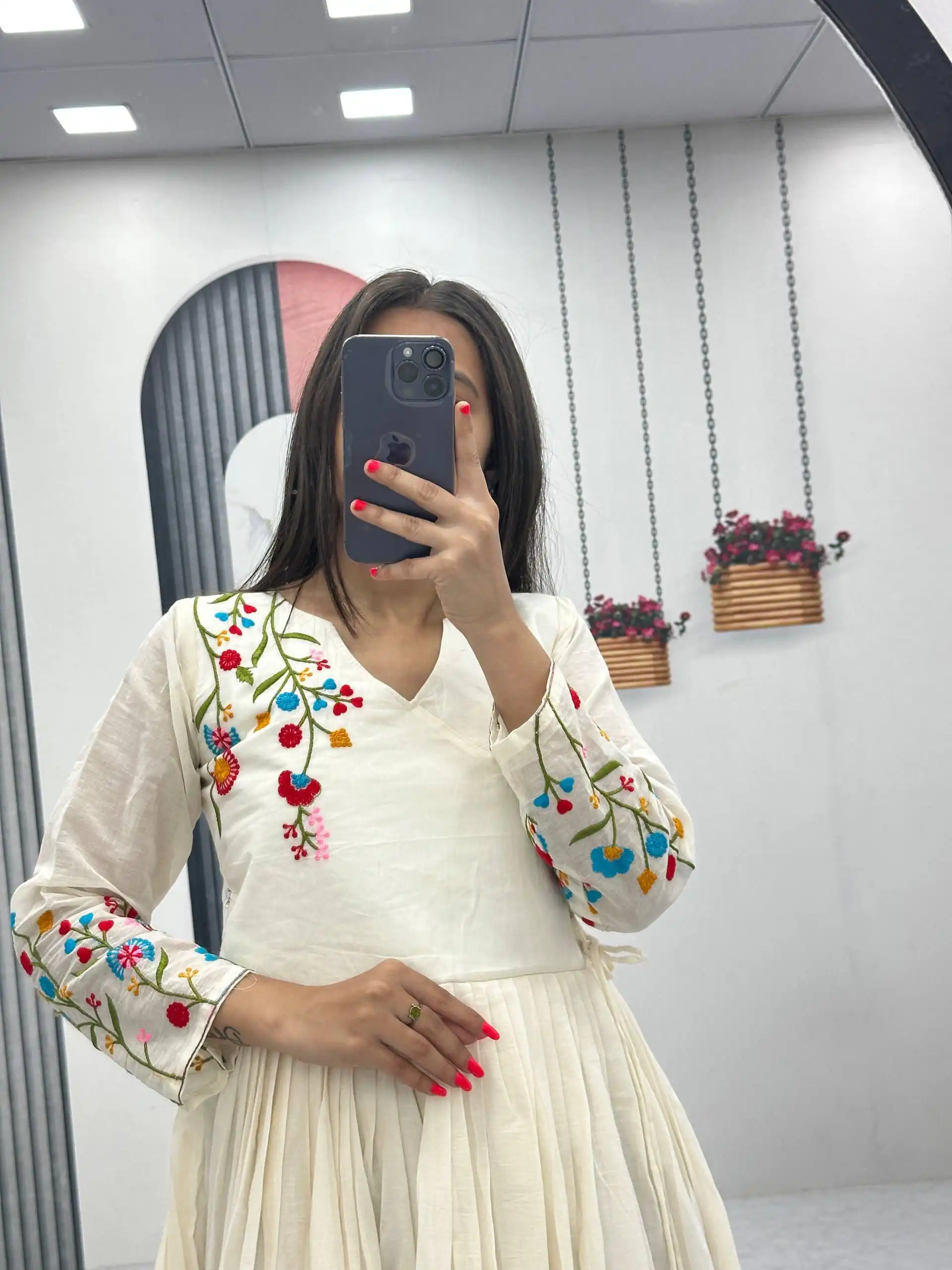 PC 526 Lavender Soft Cotton Gown with Embroidery Work. Wedding, Party, Festive, Events, Best Price ₹1749. Delivery 4-6 Working Days. Shop now. | Gowns, Bollywood Gowns, Creative Gowns, Designer Gowns, Embroidered Gowns, Party Wear Gowns