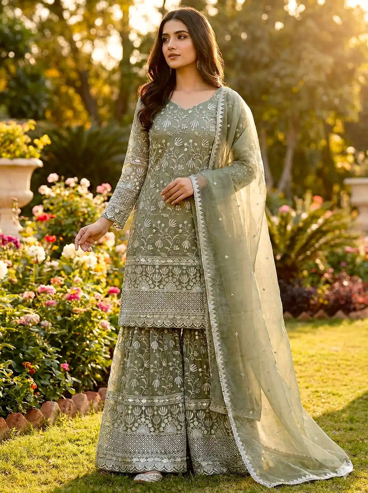NSR 883 Mahendi Pure Organza Silk Salwar Suit Perfect for Wedding, Party, Baisakhi, Durga Puja, Temple Visit – . Best Price ₹2399. Delivery 4-6 Work | Jump Suits, Tops & Bottoms, Track Suits, Salwar suit, Casual Suits, Creative suits, Designer Suits, Palazzo Suits, Party Wear Suits, Patiala Suits, Straight Suits, Trendy Wear