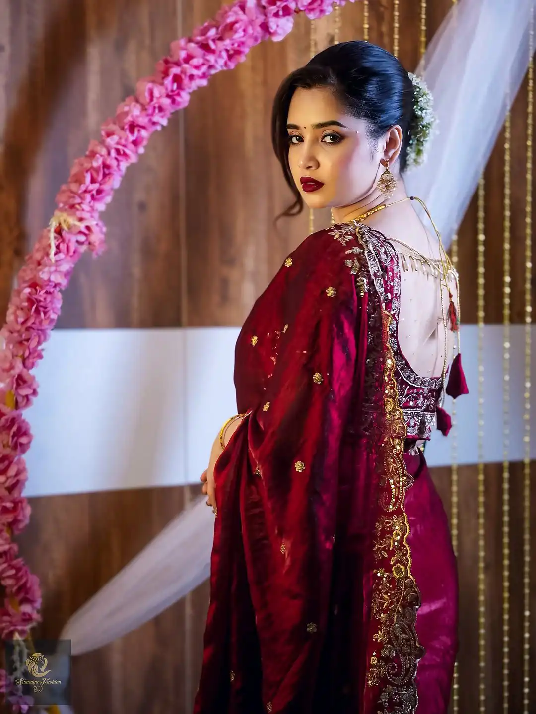 BT 3151 Maroon Fandy Satin Silk Saree with Sequins Work & Embroidery Work. Get it for ₹1949. Delivery 4-6 Working Days. Shop now. | Sarees, Bollywood Sarees, Creative Sarees, Designer Sarees, Embroidered Sarees, Ethnic Saree, Modern Digital sarees, Party Wear Sarees