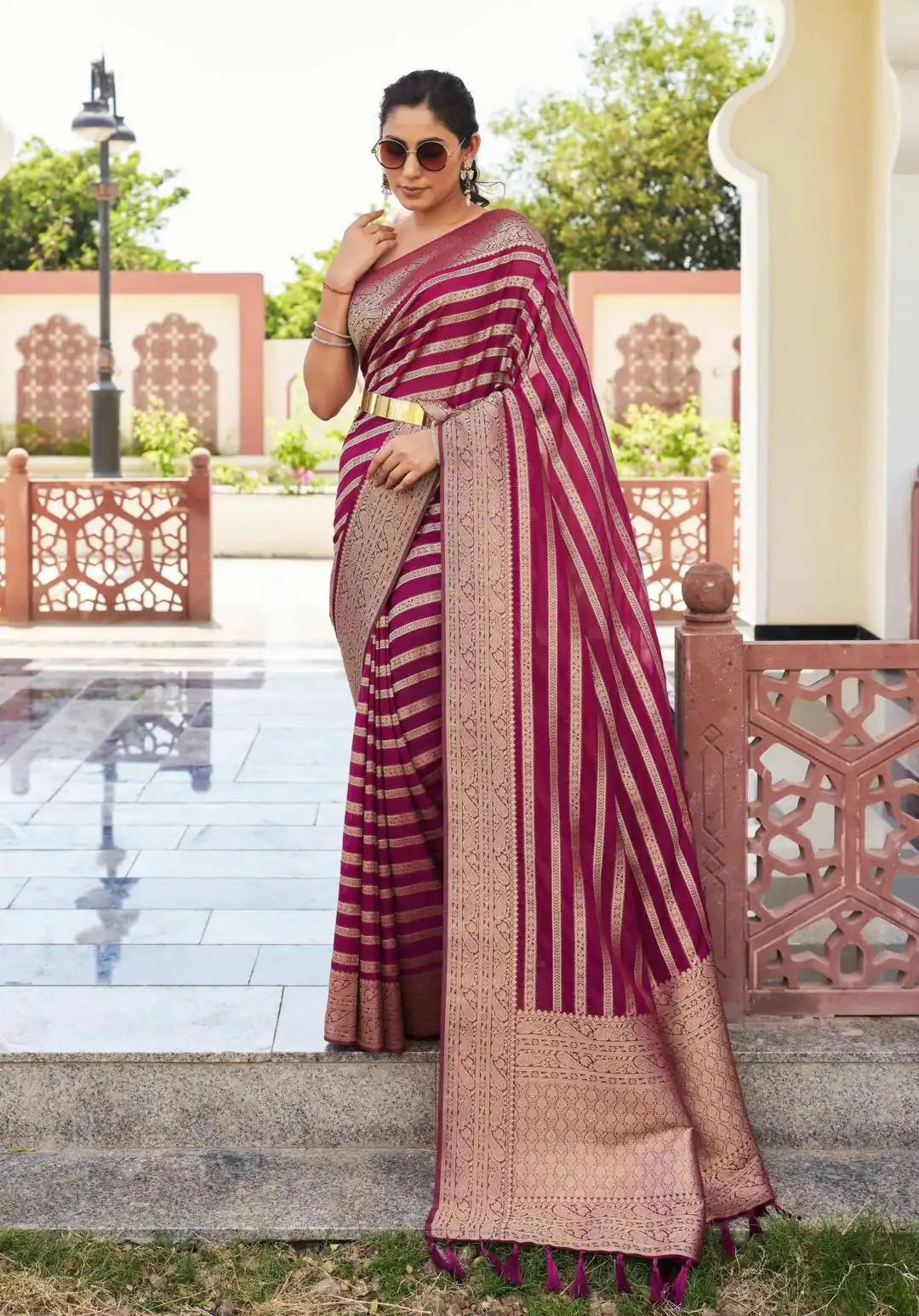 KPR 232 Maroon Soft Lichi Silk Saree Perfect for Wedding, Party, Anniversary, Sangeet, Baby Shower – . Now at just ₹1399. Delivery 4-6 Working Days. Shop n | Designer Sarees, Sarees, Bollywood Sarees, Creative Sarees, Embroidered Sarees, Ethnic Saree, Modern Digital sarees, Party Wear Sarees
