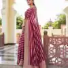 KPR 232 Maroon Soft Lichi Silk Saree Perfect for Wedding, Party, Anniversary, Sangeet, Baby Shower – . Now at just ₹1399. Delivery 4-6 Working Days. Shop n | Designer Sarees, Sarees, Bollywood Sarees, Creative Sarees, Embroidered Sarees, Ethnic Saree, Modern Digital sarees, Party Wear Sarees