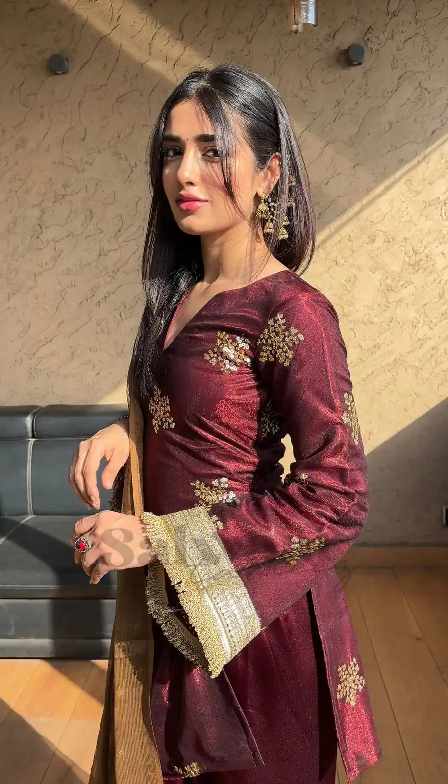 NSR 853 Maroon Natural Crep Silk Salwar Suit Perfect for Wedding, Party, Pongal, Baisakhi, Onam –. Grab it for ₹1749. Delivery 4-6 Working Days. | Palazzo Suits, Party Wear Suits, Patiala Suits, Straight Suits, Trendy Wear