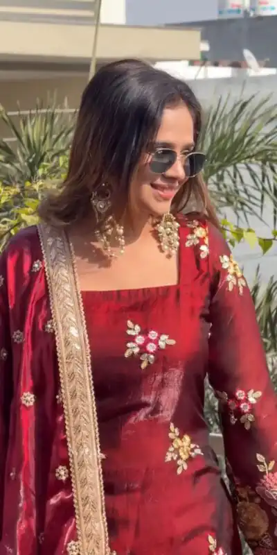 NSR 881 Maroon Organza Poly Silk Salwar Suit with Embroidery Work & Lace Work. Introductory Price ₹209. Delivery 4-6 Working Days. Shop now. | Jump Suits, Salwar suit, Casual Suits, Creative suits, Designer Suits, Palazzo Suits, Party Wear Suits, Patiala Suits, Straight Suits