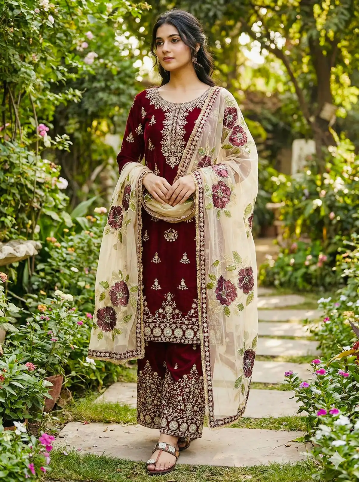SRK 5318 Maroon in Organza Silk Lace Work & Embroidery Work Salwar Suit . Get it for ₹2399. Delivery 4-6 Working Days. Shop now. | Jump Suits, Tops & Bottoms, Track Suits, Salwar suit, Casual Suits, Creative suits, Designer Suits, Palazzo Suits, Party Wear Suits, Patiala Suits, Straight Suits, Trendy Wear