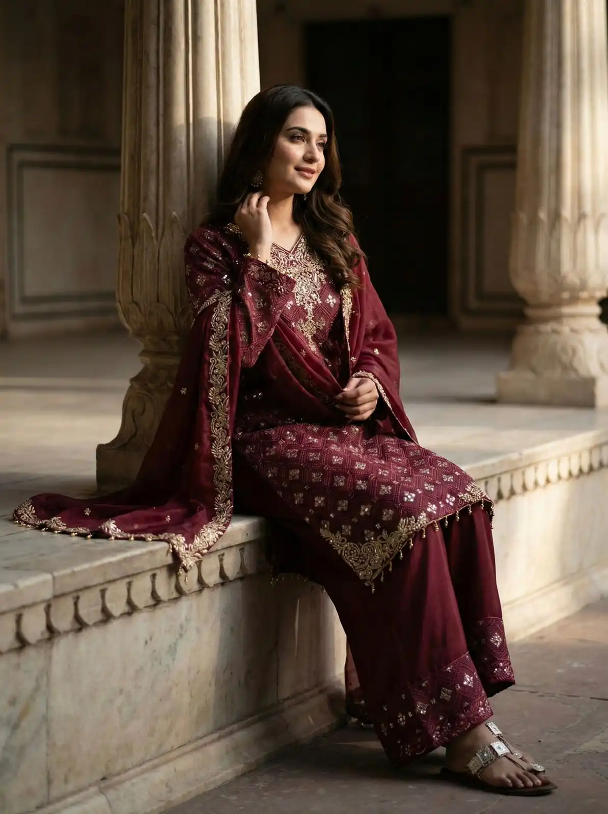 ZSR 3158 Maroon in Organza Silk Lace Work & Embroidery Work Salwar Suit . Get it for ₹2399. Delivery 4-6 Working Days. Shop now. | Jump Suits, Tops & Bottoms, Track Suits, Salwar suit, Casual Suits, Creative suits, Designer Suits, Palazzo Suits, Party Wear Suits, Patiala Suits, Straight Suits, Trendy Wear