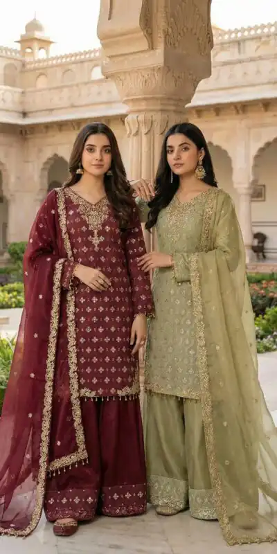 ZSR 3158 Maroon in Organza Silk Lace Work & Embroidery Work Salwar Suit . Get it for ₹2399. Delivery 4-6 Working Days. Shop now. | Jump Suits, Tops & Bottoms, Track Suits, Salwar suit, Casual Suits, Creative suits, Designer Suits, Palazzo Suits, Party Wear Suits, Patiala Suits, Straight Suits, Trendy Wear