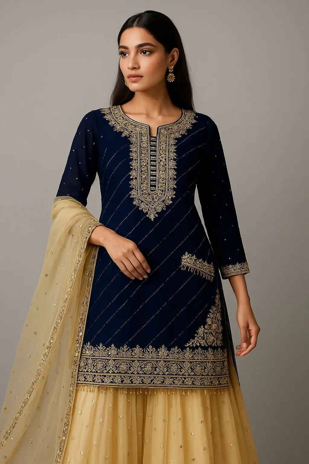 VLM 312 Navy Blue Fox Goargate Salwar Suit Perfect for Wedding, Party, Lohri, Housewarming, Anniversary – . Get it for ₹2399. Delivery 4-6 Working | Jump Suits, Tops & Bottoms, Track Suits, Salwar suit, Casual Suits, Creative suits, Designer Suits, Palazzo Suits, Party Wear Suits, Patiala Suits, Straight Suits, Trendy Wear