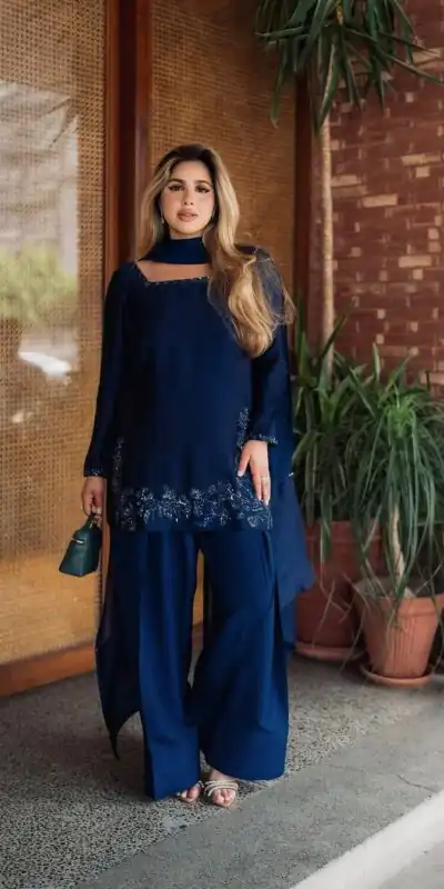 ZF 420 Navy Blue in Natural Crep Silk Embroidery Work Salwar Suit . Exclusive Offer ₹1899. Delivery 4-6 Working Days. Shop now. | Jump Suits, Tops & Bottoms, Track Suits, Salwar suit, Casual Suits, Creative suits, Designer Suits, Palazzo Suits, Party Wear Suits, Patiala Suits, Straight Suits, Trendy Wear