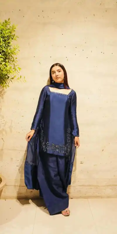 ZF 420 Navy Blue in Natural Crep Silk Embroidery Work Salwar Suit . Exclusive Offer ₹1899. Delivery 4-6 Working Days. Shop now. | Jump Suits, Tops & Bottoms, Track Suits, Salwar suit, Casual Suits, Creative suits, Designer Suits, Palazzo Suits, Party Wear Suits, Patiala Suits, Straight Suits, Trendy Wear