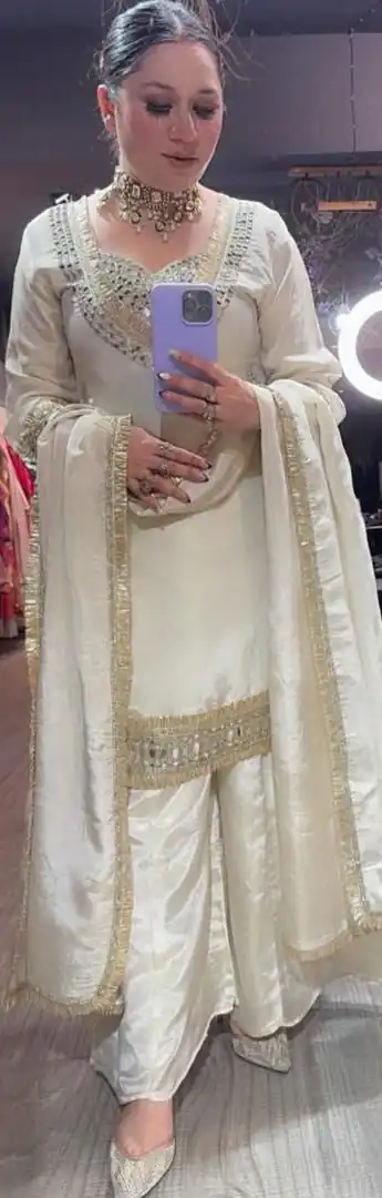 LG 2015 Off White Cosmos Salwar Suit Perfect for Wedding, Party, Karwa Chauth, Eid, Holi – . Exclusive Offer ₹2099. Delivery 4-6 Working Days. Shop now. | Jump Suits, Salwar suit, Casual Suits, Creative suits, Designer Suits, Palazzo Suits, Party Wear Suits, Patiala Suits, Straight Suits