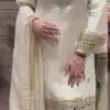LG 2015 Off White Cosmos Salwar Suit Perfect for Wedding, Party, Karwa Chauth, Eid, Holi – . Exclusive Offer ₹2099. Delivery 4-6 Working Days. Shop now. | Jump Suits, Salwar suit, Casual Suits, Creative suits, Designer Suits, Palazzo Suits, Party Wear Suits, Patiala Suits, Straight Suits
