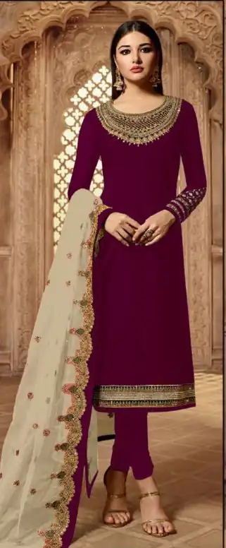 FC LT 3907 Off White in Color Satin Georgette Stone Work Salwar Suit . Special Price ₹2499. Delivery 4-6 Working Days. Shop now. | Jump Suits, Tops & Bottoms, Track Suits, Salwar suit, Casual Suits, Creative suits, Designer Suits, Palazzo Suits, Party Wear Suits, Patiala Suits, Straight Suits, Trendy Wear