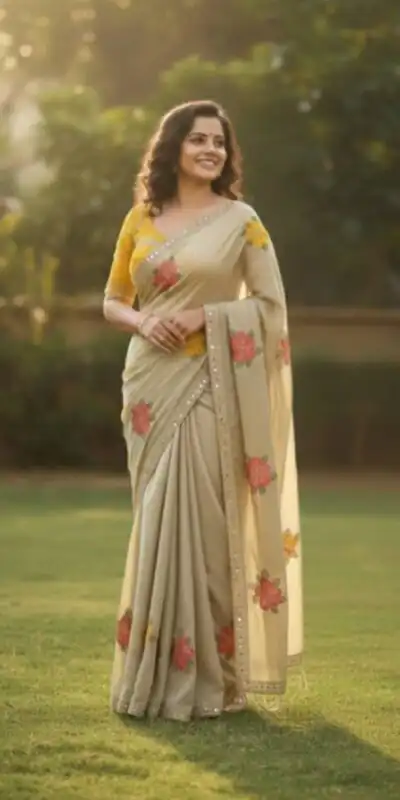 BT 1305 Off White Viscose Rangoli Saree Perfect for Wedding, Party, Family Gatherings, Temple Visit, Diwali – . Get it for ₹1849. Delivery 4-6 Wor | Designer Sarees, Sarees, Bollywood Sarees, Creative Sarees, Embroidered Sarees, Ethnic Saree, Modern Digital sarees, Party Wear Sarees