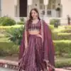 KA 5056 Onion Gold Crush Lehenga Choli with Embroidery Work & Zari Work. Best Price ₹2599. Delivery 4-6 Working Days. Shop now. | Lehenga, Bollywood Lehenga, Creative Lehenga, Designer Lehenga, Embroidered Lehenga, Party Wear Lehenga