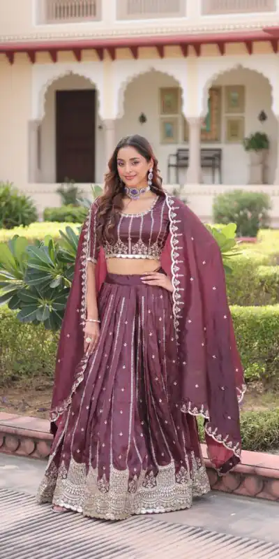 KA 5056 Onion Gold Crush Lehenga Choli with Embroidery Work & Zari Work. Best Price ₹2599. Delivery 4-6 Working Days. Shop now. | Lehenga, Bollywood Lehenga, Creative Lehenga, Designer Lehenga, Embroidered Lehenga, Party Wear Lehenga