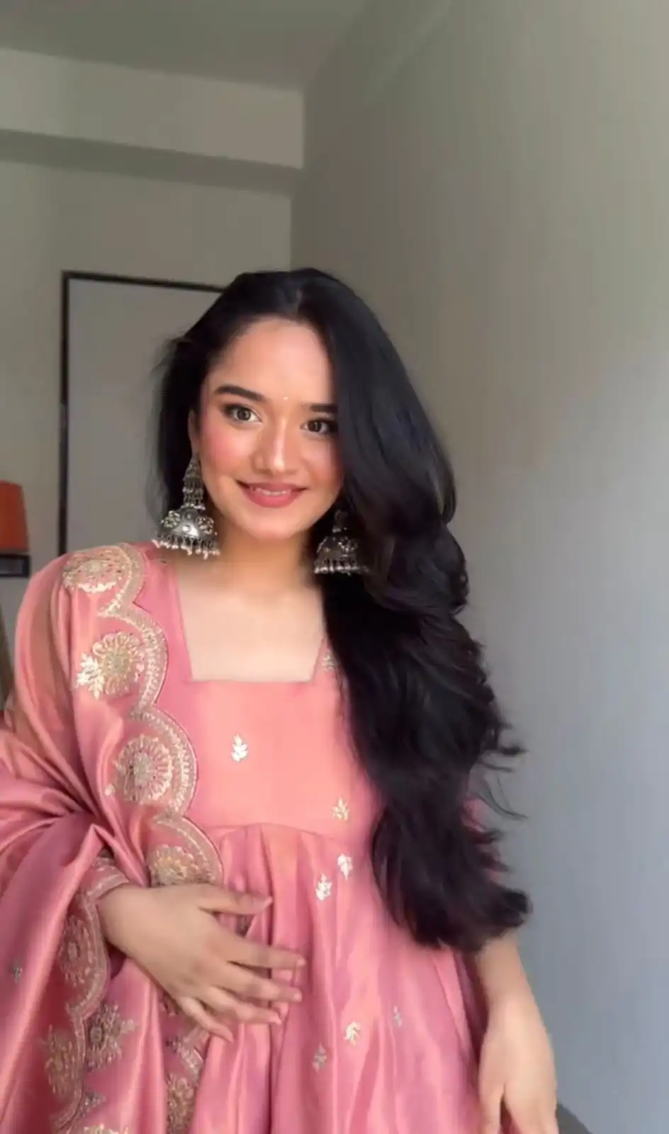 ZF 417 Peach Gold Crush Silk Gown Perfect for Wedding, Party, Raksha Bandhan, Engagement, Cultural Events –. Now at just ₹2049. Delivery 4-6 Working | Gowns, Bollywood Gowns, Creative Gowns, Designer Gowns, Embroidered Gowns, Party Wear Gowns