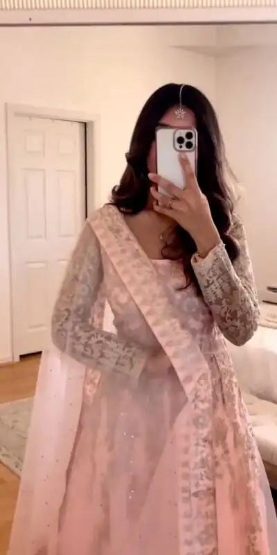 FC 8356 Peach in Color Heavy Net Embroidery Work Salwar Suit . Wedding, Party, Festive, Events, Special Price ₹3199. Delivery 4-6 Working Days. Shop now. | Jump Suits, Tops & Bottoms, Track Suits, Salwar suit, Casual Suits, Creative suits, Designer Suits, Palazzo Suits, Party Wear Suits, Patiala Suits, Straight Suits, Trendy Wear