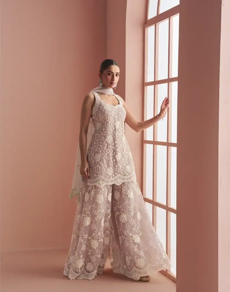 FC 10088 Peach in Color Heavy Net Embroidery Work Salwar Suit . Introductory Price ₹3599. Delivery 4-6 Working Days. Shop now. | Jump Suits, Tops & Bottoms, Track Suits, Salwar suit, Casual Suits, Creative suits, Designer Suits, Palazzo Suits, Party Wear Suits, Patiala Suits, Straight Suits, Trendy Wear