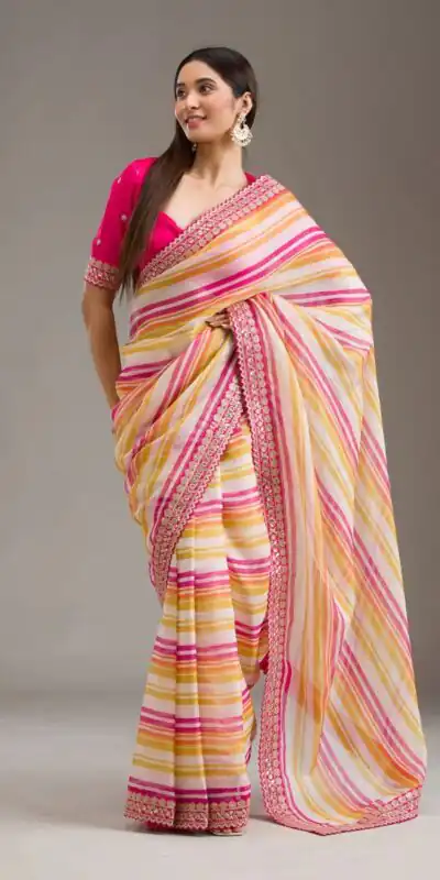 ANX Ritika Pink Chinon Silk Saree Perfect for Wedding, Party, Sangeet, Reception, Onam – . Special Price ₹1899. Delivery 4-6 Working Days. Shop now. | Sarees, Bollywood Sarees, Creative Sarees, Designer Sarees, Embroidered Sarees, Ethnic Saree, Modern Digital sarees, Party Wear Sarees