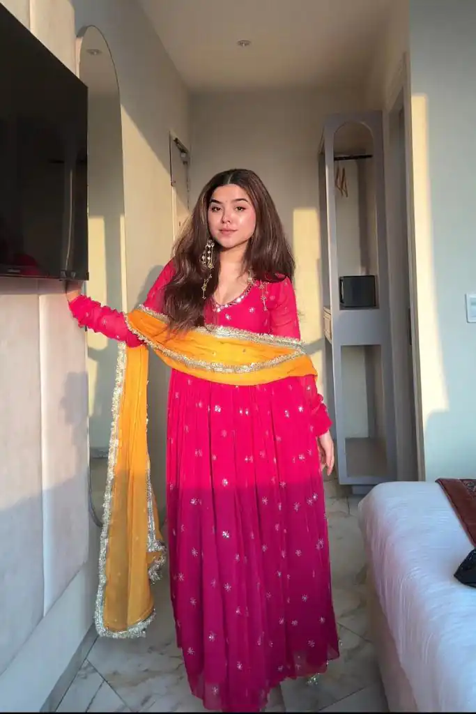 SRK 5313 Pink in Faux Georgette Embroidery Work Salwar Suit . Available at ₹2099 only. Delivery 4-6 Working Days. Shop now. | Jump Suits, Salwar suit, Casual Suits, Creative suits, Designer Suits, Palazzo Suits, Party Wear Suits, Patiala Suits, Straight Suits