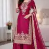 SSR 535 Pink Color in Organza Silk Embroidery Work Salwar Suit . Available at ₹2399 only. Delivery 4-6 Working Days. Shop now. | Jump Suits, Tops & Bottoms, Track Suits, Salwar suit, Casual Suits, Creative suits, Designer Suits, Palazzo Suits, Party Wear Suits, Patiala Suits, Straight Suits, Trendy Wear