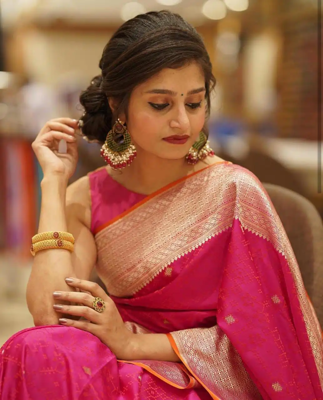 KPR 260 Pink in Color Soft Lichi SilkOn All Over Designer Work Saree . Grab it for ₹1399. Delivery 4-6 Working Days. Shop now. | Designer Sarees, Sarees, Bollywood Sarees, Creative Sarees, Embroidered Sarees, Ethnic Saree, Modern Digital sarees, Party Wear Sarees