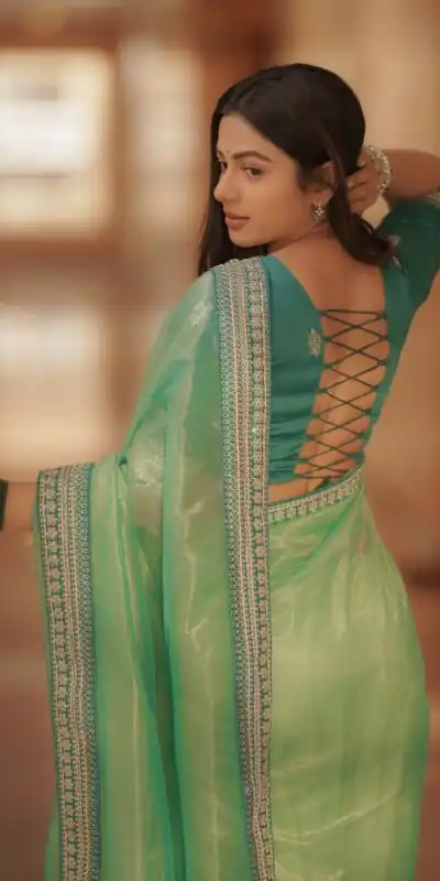 JR 657 Pista with Sequins Work & Embroidery Work Twill Net Saree . Exclusive Offer ₹1599. Delivery 4-6 Working Days. Shop now. | Sarees, Bollywood Sarees, Creative Sarees, Designer Sarees, Embroidered Sarees, Ethnic Saree, Modern Digital sarees, Party Wear Sarees