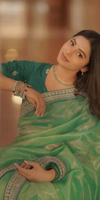 JR 657 Pista with Sequins Work & Embroidery Work Twill Net Saree . Exclusive Offer ₹1599. Delivery 4-6 Working Days. Shop now. | Sarees, Bollywood Sarees, Creative Sarees, Designer Sarees, Embroidered Sarees, Ethnic Saree, Modern Digital sarees, Party Wear Sarees