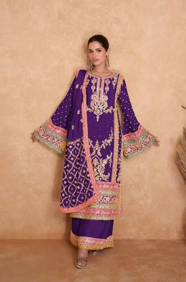 DS Ashirvad 7406 Purple in Color Chinon Embroidery Work Salwar Suit . Special Price ₹2449. Delivery 4-6 Working Days. Shop now. | Jump Suits, Tops & Bottoms, Track Suits, Salwar suit, Casual Suits, Creative suits, Designer Suits, Palazzo Suits, Party Wear Suits, Patiala Suits, Straight Suits, Trendy Wear