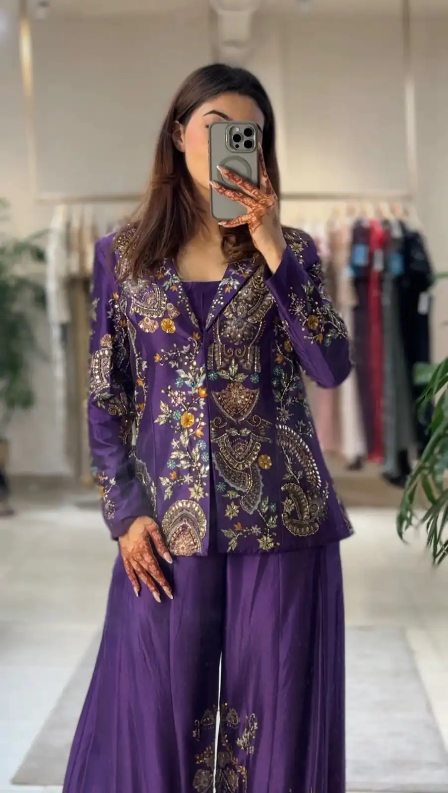 BE 436 Purple Chinon Salwar Suit with Embroidery Work. Wedding, Party, Festive, Now at just ₹2399. Delivery 4-6 Working Days. Shop now. | Jump Suits, Tops & Bottoms, Track Suits, Salwar suit, Casual Suits, Creative suits, Designer Suits, Palazzo Suits, Party Wear Suits, Patiala Suits, Straight Suits, Trendy Wear