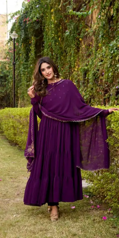 YNF 5001 Purple in White Marbel. Designer Work Salwar Suit Wedding, Party, Festive, Events, Best Price ₹2599. Delivery 4-6 Working Days. Shop now. | Jump Suits, Salwar suit, Casual Suits, Creative suits, Designer Suits, Palazzo Suits, Party Wear Suits, Patiala Suits, Straight Suits