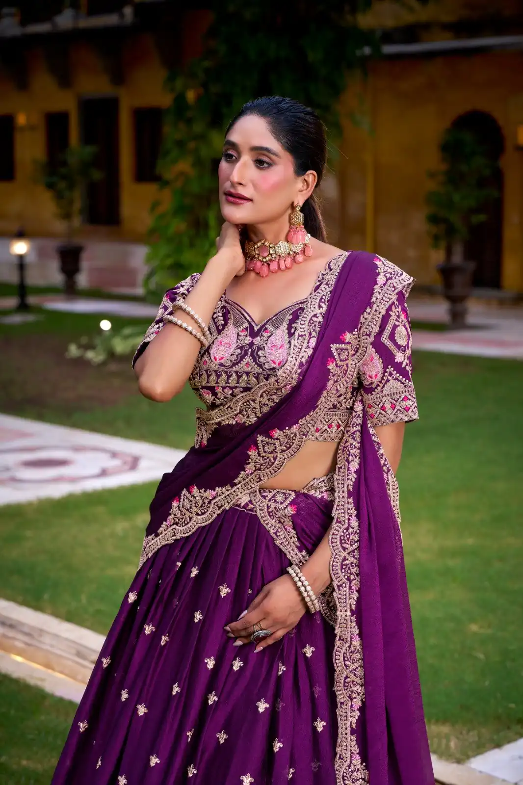 LNB 1456 Purple Color Rangoli Crush Sequins Thread Lehenga Choli . Exclusive Offer ₹3999. Delivery 4-6 Working Days. Shop now. | Lehenga, Bollywood Lehenga, Creative Lehenga, Designer Lehenga, Embroidered Lehenga, Party Wear Lehenga