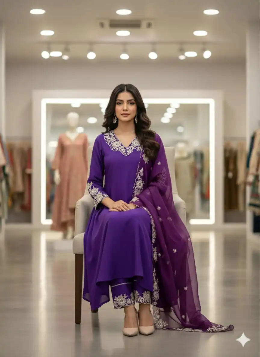 LG 2053 Purple Roman Silk Salwar Suit Perfect for Wedding, Party, Eid, Holi, Cultural Events – . Exclusive Offer ₹2099. Delivery 4-6 Working Days. | Jump Suits, Tops & Bottoms, Track Suits, Salwar suit, Casual Suits, Creative suits, Designer Suits, Palazzo Suits, Party Wear Suits, Patiala Suits, Straight Suits, Trendy Wear