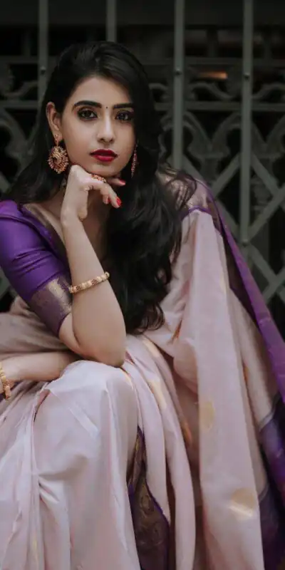 KPR 224 Purple Color Soft Lichi Silk Saree with Lace Border & Lace Work. Best Price ₹1449. Delivery 4-6 Working Days. Shop now. | Designer Sarees, Sarees, Bollywood Sarees, Creative Sarees, Embroidered Sarees, Ethnic Saree, Modern Digital sarees, Party Wear Sarees