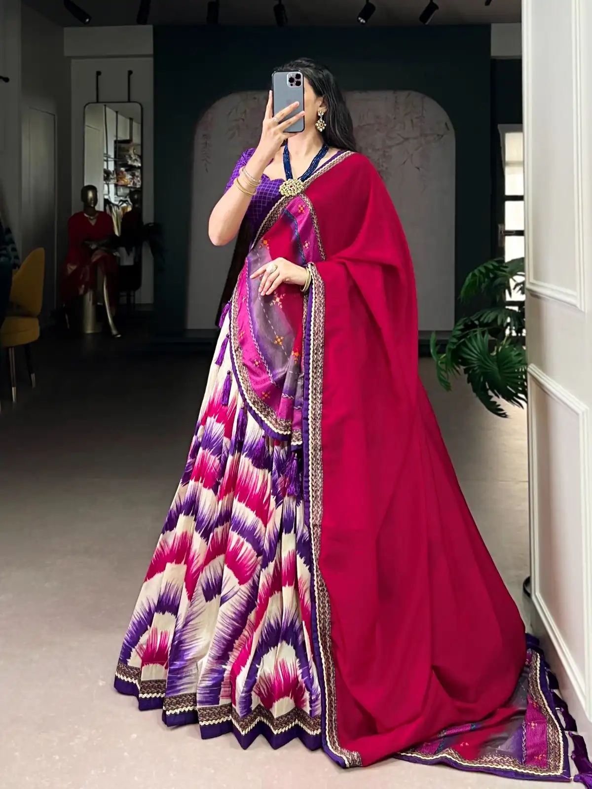 LNB 1247 Purple Color Taser Silk Printed Lehenga Choli Wedding, Party, Festive, Events Etc. Delivery 4-6 Working Days Rs 2849 | Lehenga, Bollywood Lehenga, Creative Lehenga, Designer Lehenga, Embroidered Lehenga, Party Wear Lehenga