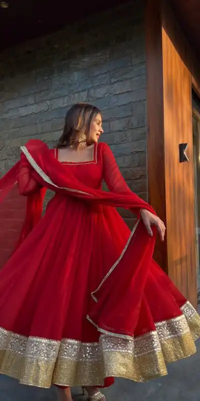 RTC 5961 Red in Color Blooming Georgette Lace Work Salwar Suit . Wedding, Party, Festive Grab it for ₹3049. Delivery 4-6 Working Days. Shop now. | Jump Suits, Tops & Bottoms, Track Suits, Salwar suit, Casual Suits, Creative suits, Designer Suits, Palazzo Suits, Party Wear Suits, Patiala Suits, Straight Suits, Trendy Wear