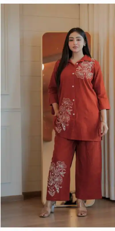 INLI Style-Up Red Color Cotton Slub Kurti with Embroidery Work. Affordable Price ₹1499. Delivery 4-6 Working Days. Shop now. | Kurti, Bollywood Kurti, Creative Kurtis, Designer Kurti, Party Wear Kurti, Selfie Kurti