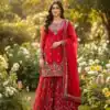 RTC 5956 Red Organza Silk Salwar Suit Perfect for Wedding, Party, Mehendi, Lohri, Housewarming – . Special Price ₹3049. Delivery 4-6 Working Days. | Jump Suits, Tops & Bottoms, Track Suits, Salwar suit, Casual Suits, Creative suits, Designer Suits, Palazzo Suits, Party Wear Suits, Patiala Suits, Straight Suits, Trendy Wear